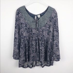 Anthropologie:  Akemi + Kin Boho Peasant Blouse